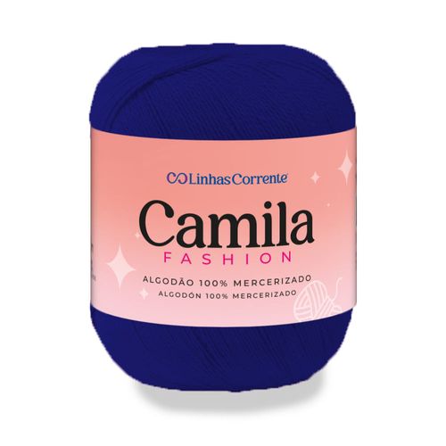 Linha Para Crochê Camila Fashion - Azul