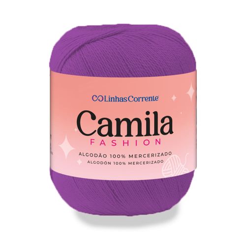 Linha Para Crochê Camila Fashion - Roxo