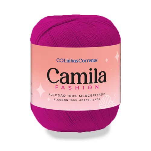 Linha Para Crochê Camila Fashion - Rosa