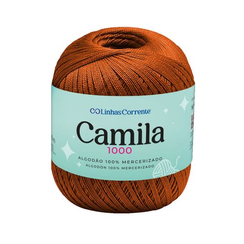 Linha Para Crochê Camila 1000 - Marrom