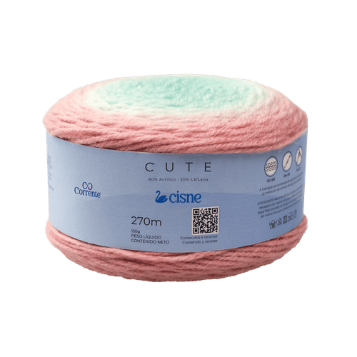 Cisne Cute - pacote com 5 novelos