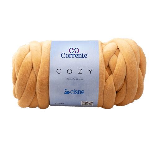 Cisne Cozy - Pacote com 3 novelos - Crochê de mão/Maxi Tricot